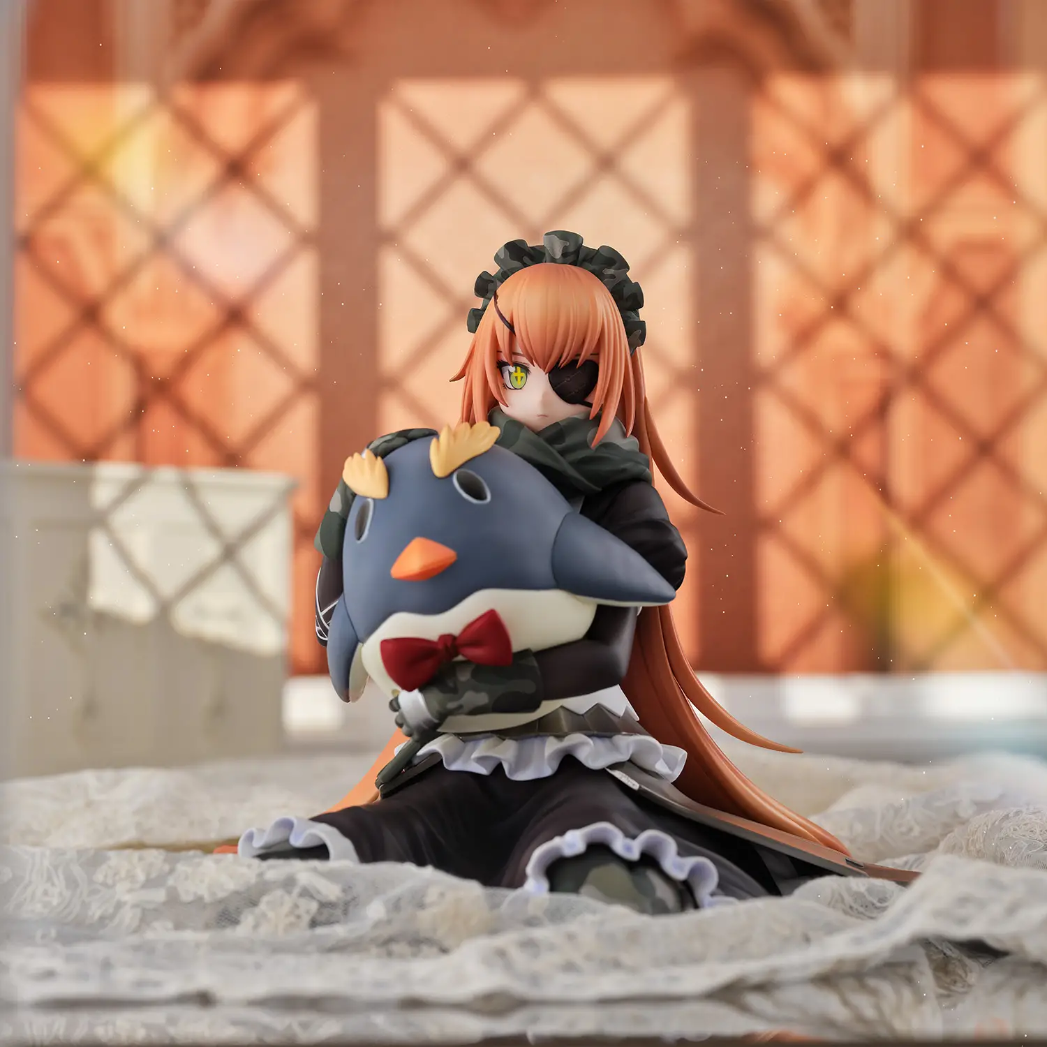 Figurine CZ2128 Delta d'Overlord par Union Creative, échelle 1/6, tenue de combat-maid avec peluche